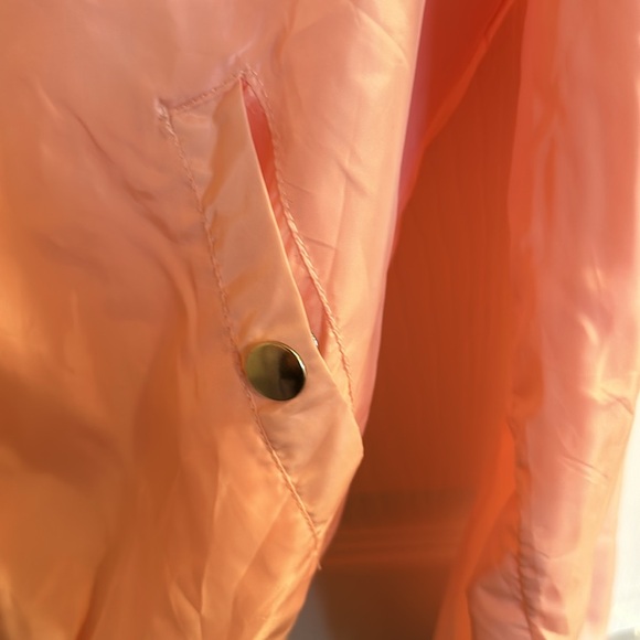 Ambiance Pink & Black Bomber Jacket Sz Small - Picture 3 of 8